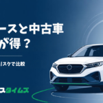 新車カーリースと中古車購入を総額・維持費・リスクで比較